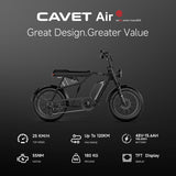 20" Fat Tyre Electric Bike for Adults, 48V 15.6Ah Battery, 250W Motor, 7-Speed E-Bike with Dual Suspension
