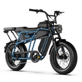 20" Fat Tyre Electric Bike for Adults, 48V 15.6Ah Battery, 250W Motor, 7-Speed E-Bike with Dual Suspension