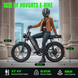 20" Fat Tyre Electric Bike for Adults, 1500W Peak Motor, 48V 15Ah Battery, 7-Speed E-Bike with Full Suspension